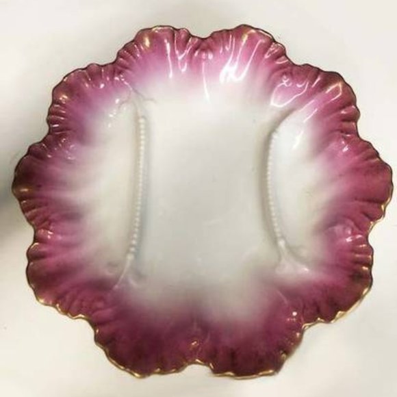 Rare Limoges Asparagus Plate 1880's to 1890's